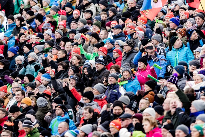Biathlon Fans in Oberhof